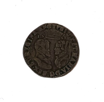 Lot 83 - ♦Philip and Mary, Shilling 1555, busts face to...