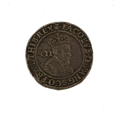 Lot 95 - ♦James I, Shilling, 1st coinage (1603-04), mm...