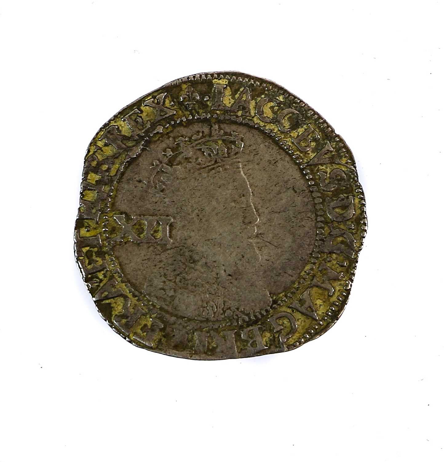 Lot 97 - ♦James I, Shilling, 2nd coinage (1604-19), mm...