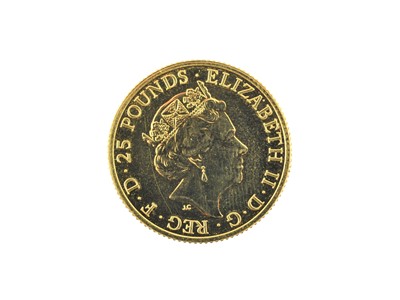 Lot 316 - ♦Gold Bullion Quarter Ounce Griffin of Edward...