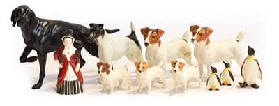 Lot 51 - Beswick dogs including Jack Russell terriers,...