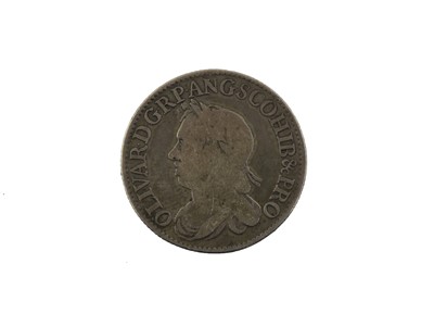 Lot 130 - ♦Oliver Cromwell, Shilling 1658, obv. OLIVAR.D....