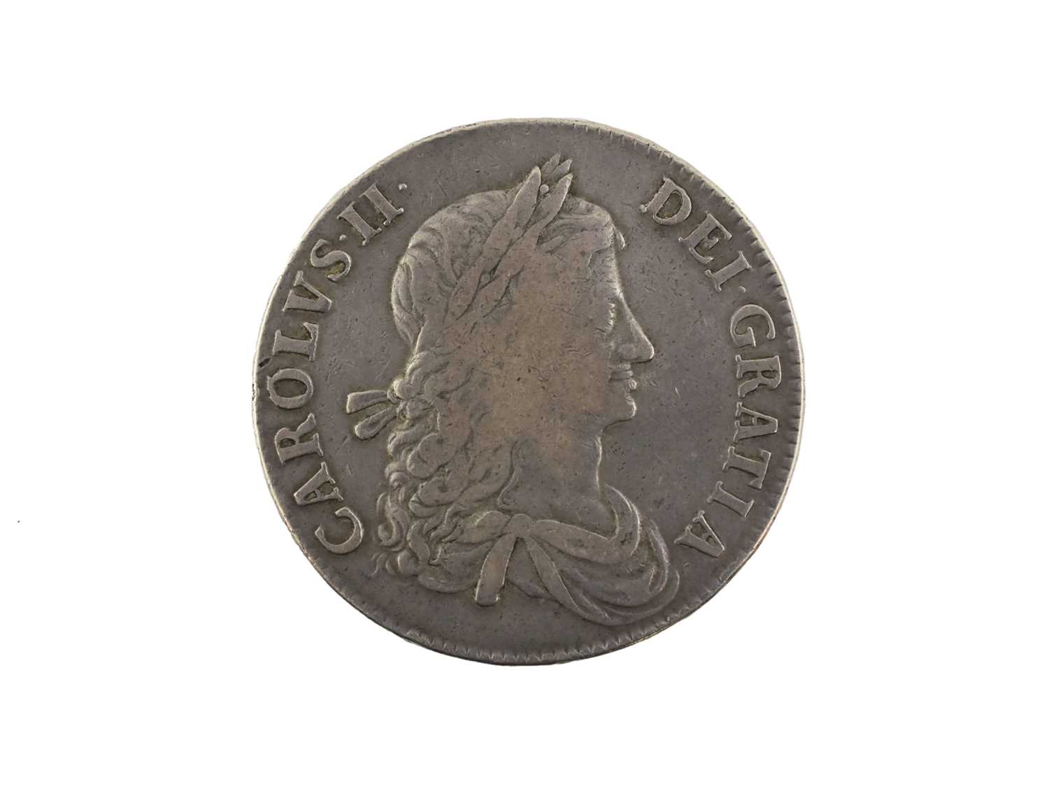 Lot 131 - ♦Charles II, Crown 1663, rev. with altered...