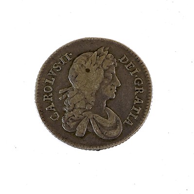 Lot 134 - ♦Charles II, 2 x Shillings: 1668, second...