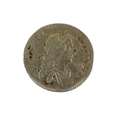 Lot 134 - ♦Charles II, 2 x Shillings: 1668, second...