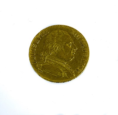 Lot 330 - ♦France, Gold 20 Francs 1815R, illegally...