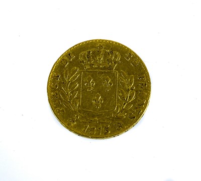 Lot 330 - ♦France, Gold 20 Francs 1815R, illegally...