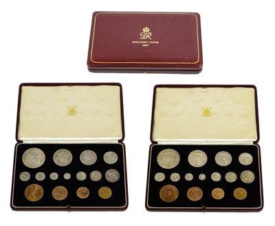 Lot 394 - ♦George VI, Proof Set 1937, 15 coins crown to...
