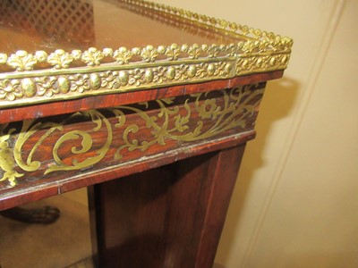 Lot 265 - A Regency Rosewood Inlaid Console Table, early...