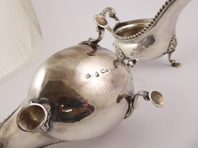 Lot 2006 - A Pair of George III Silver Sauceboats
