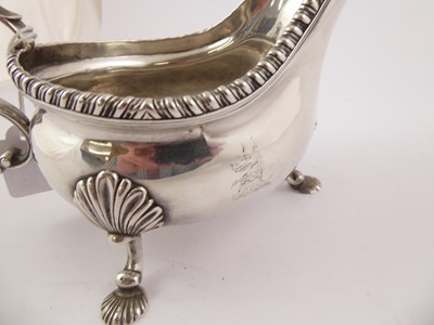 Lot 2006 - A Pair of George III Silver Sauceboats