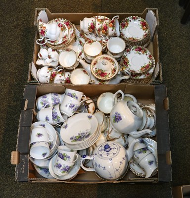 Lot 343 - A Royal Albert Teaset, Old Country Roses, and...