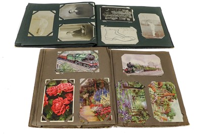 Lot 228 - Two slim albums each holding approx. 100 cards....