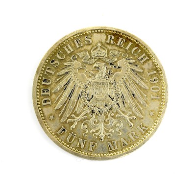 Lot 2152 - German States, Prussia 5 Marks 1901 ‘200 Years...