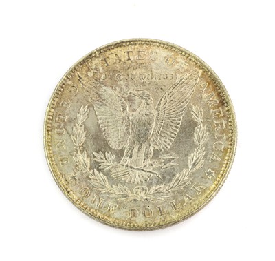Lot 2173 - USA, 2 x Silver Morgan Dollars: 1879 obv....