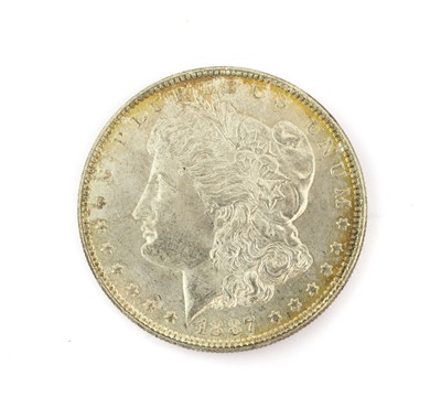 Lot 2173 - USA, 2 x Silver Morgan Dollars: 1879 obv....