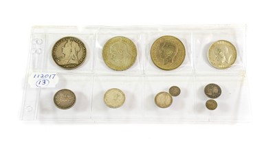 Lot 2096 - 10 x English Silver Coins comprising: James II...