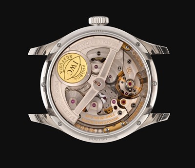 Lot 2132 - IWC: A Fine 18 Carat White Gold Perpetual Calendar Moonphase Automatic Wristwatch