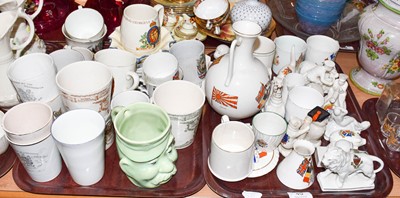 Lot 49 - Approximately eighty pieces of crested china...