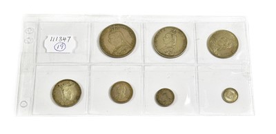 Lot 2069 - Victoria, a Complete Set of 1887 Jubilee Head...