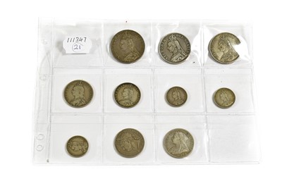 Lot 2077 - Victoria, 8 x Jubilee Head Silver Coins...