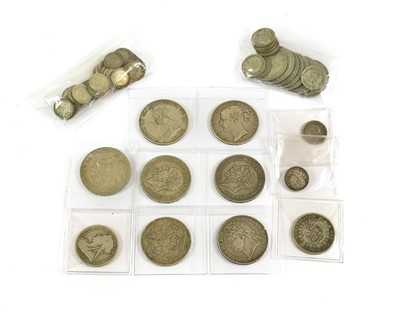 Lot 2065 - 7 x Silver Crowns comprising: George IV 1821...