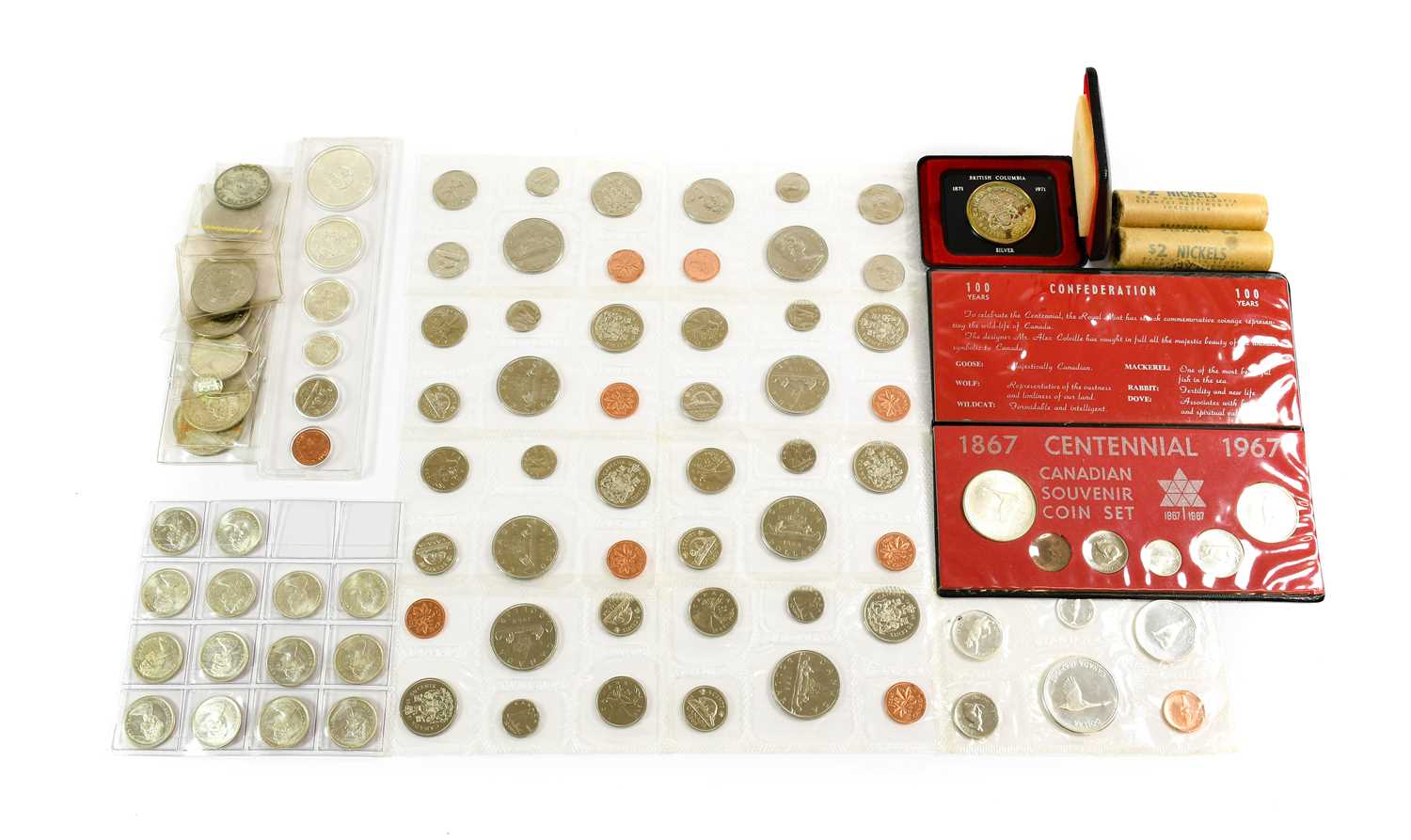 Lot 2141 - A Collection of Canadian Coins comprising: 8 x...