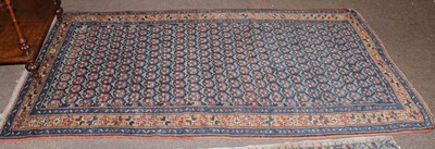 Lot 1106 - North West Persian Rug, the indigo field of...