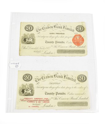 Lot 2286 - ‘The Craven Bank Limited’ comprising 2 x late...