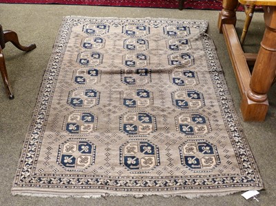 Lot 1099 - North West Persian Rug, the camel lattice...