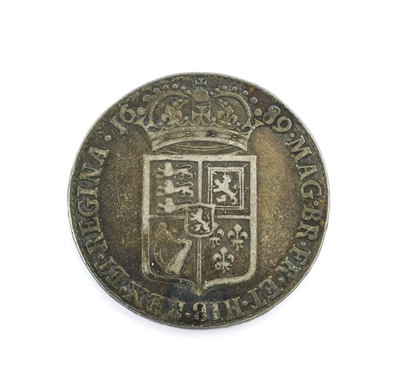 Lot 2083 - William & Mary, Halfcrown 1689 PRIMO, first...