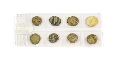 Lot 2009 - Roman Imperial, 8 x Silver Denarii comprising:...