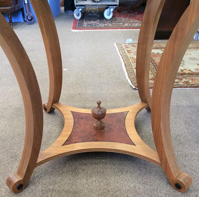 Lot 728 - Neal Jones: A Pair of Contemporary Burr Walnut...