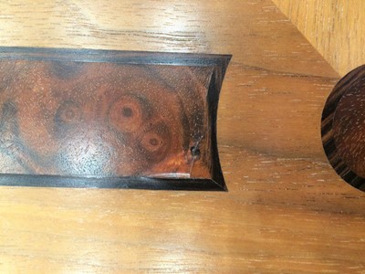 Lot 728 - Neal Jones: A Pair of Contemporary Burr Walnut...