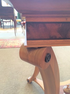 Lot 728 - Neal Jones: A Pair of Contemporary Burr Walnut...