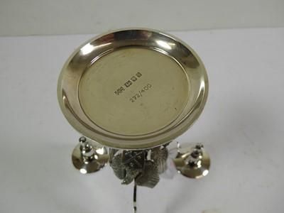 Lot 2168 - An Elizabeth II Silver Three-Light Candelabrum