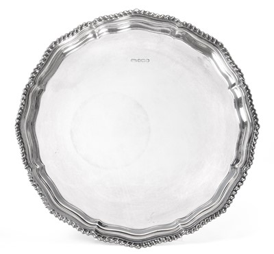 Lot 2158 - An Elizabeth II Silver Salver