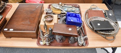 Lot 332 - A collection of assorted silver and silver...