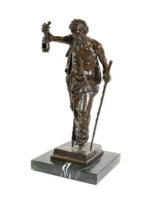 Lot 131 - Claudius Marioton (1844-1919): A Bronze Figure...
