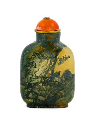Lot 104 - A Chinese Dendritic Agate Snuff Bottle, 19th...