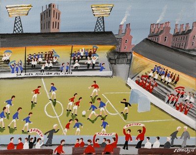 Lot 1075 - John Ormsby (b.1969) Manchester Derby Signed...