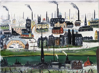 Lot 1077 - John Goodlad (Contemporary) "Picadilly Gardens"...