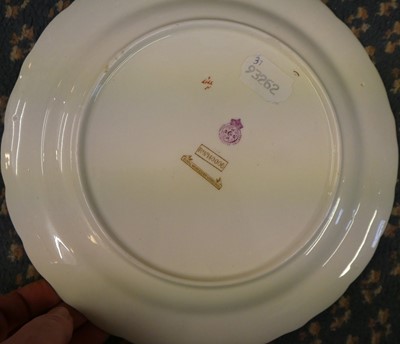 Lot 25 - A Royal Worcester Vitreous China Game Service,...