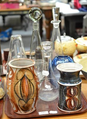 Lot 141 - Scandinavian glass comprising pieces by Kjellander, Holmegaard, Orrefors and Hadeland, also...