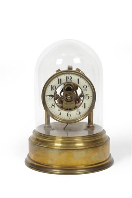 Lot 1042 - An Electric Mantel Timepiece, signed Eureka Clock Co Ltd, London, Pat No14614-1906, No.4777,...