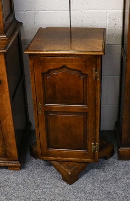 Lot 1233 - A Titchmarsh & Goodwin revolving bookcase,...