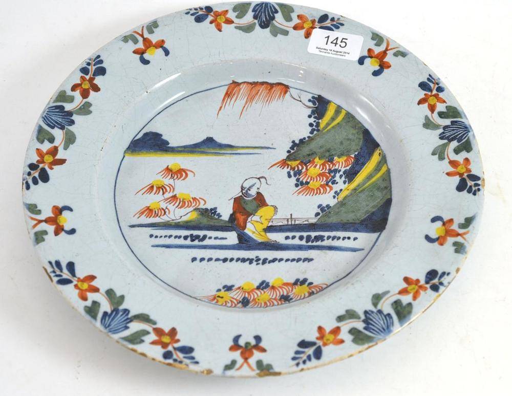 Lot 145 - A Lambeth Delft charger