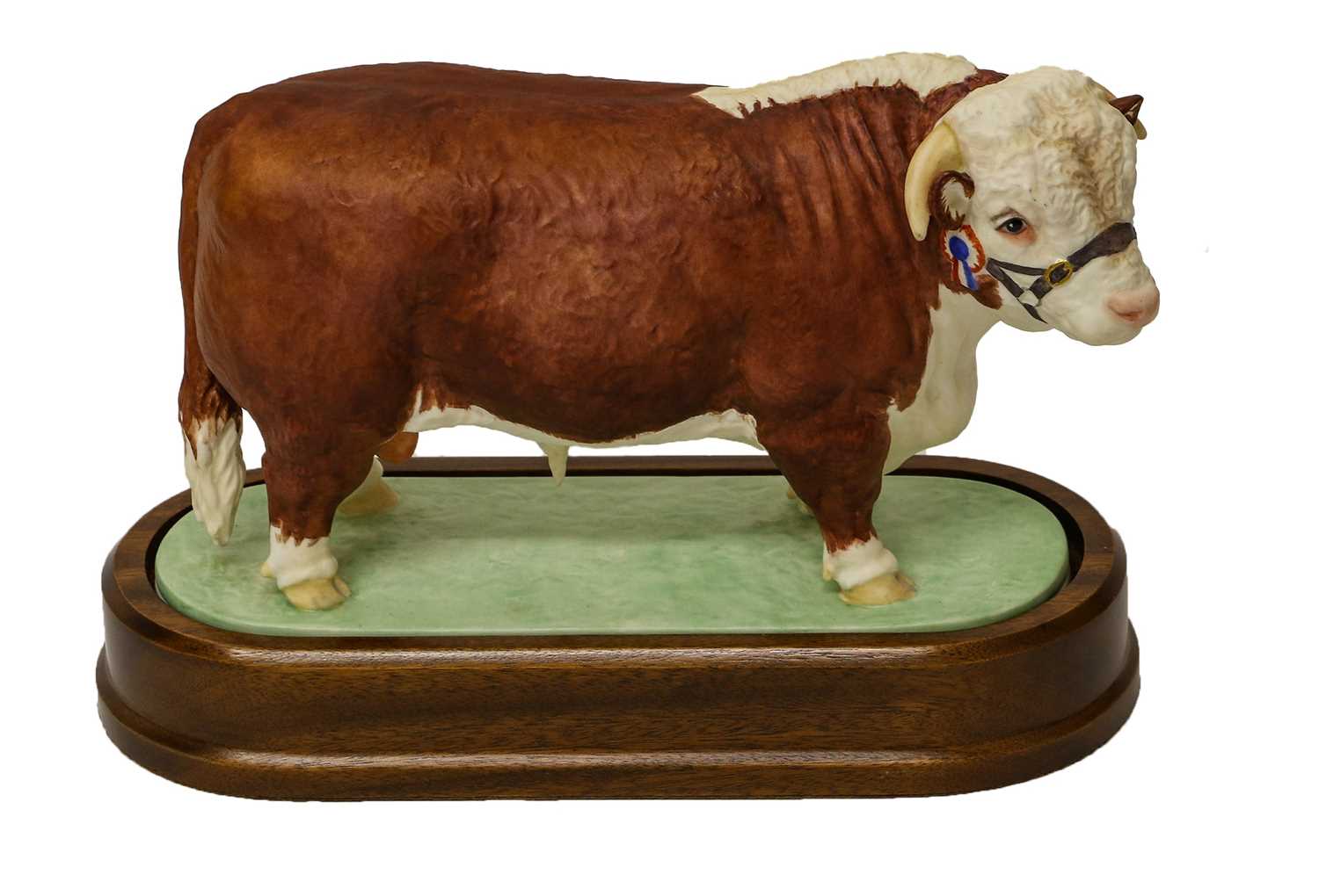 Lot 1163 - Royal Worcester Hereford Bull "Vern Inspiration"