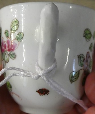 Lot 11 - A Bow Porcelain Coffee Cup, circa 1755, with...