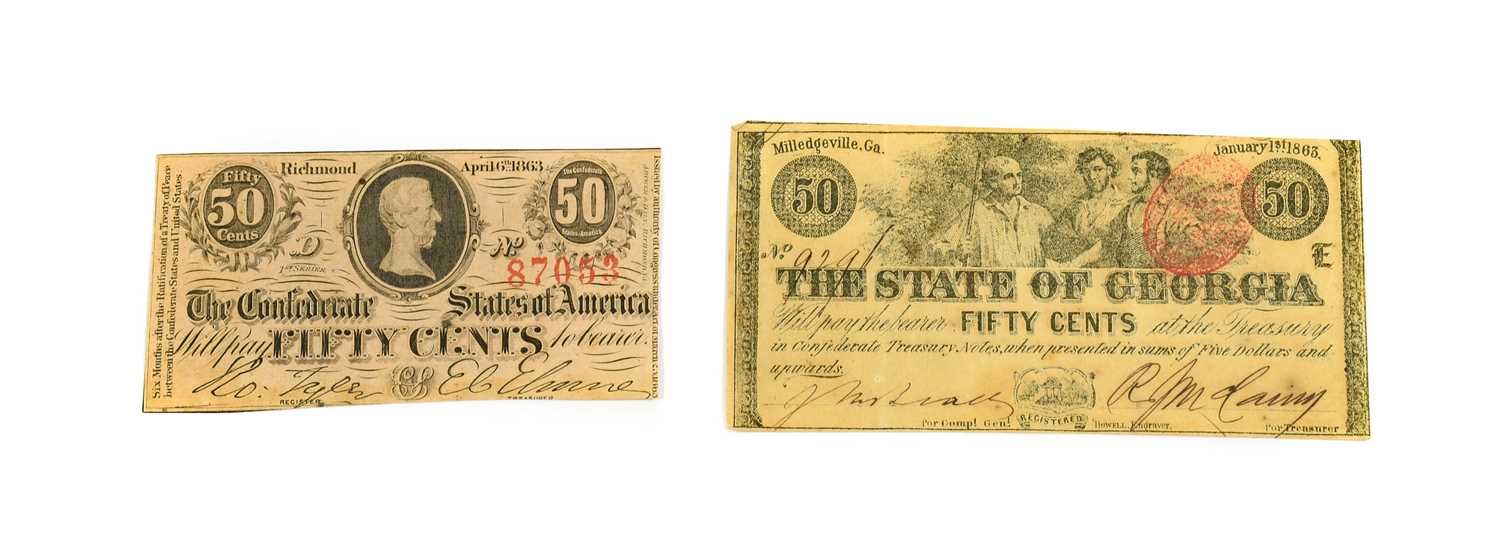 Lot 2292 - The Confederate States of America, an...